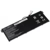 Battery Green Cell AC52 for Acer Aspire E11 ES1-111M ES1-131 E15 ES1-512 Chromebook CB3-111 CB5-311, 11.4V 2200mAh Li-Ion, 3 cells, black