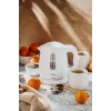 Electric kettle Adler AD 1373 — 1 L capacity, 850 W, white, 360° base, polypropylene