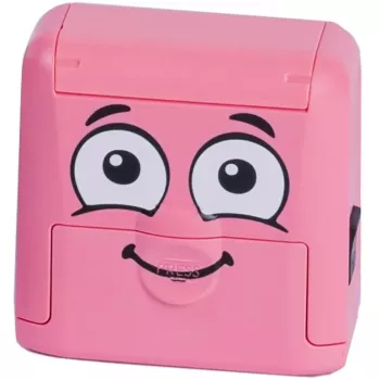 Colop Marky Rectangular Pink Stamp for Paper and Textile