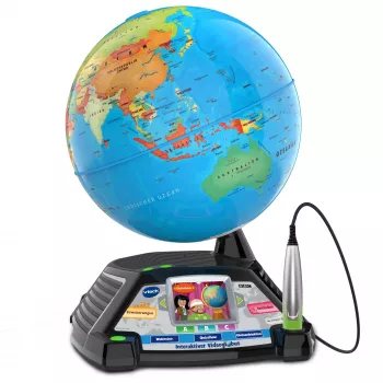Interactive Video Globe VTech 80-605404 — educational talking globe with audio and interactive content