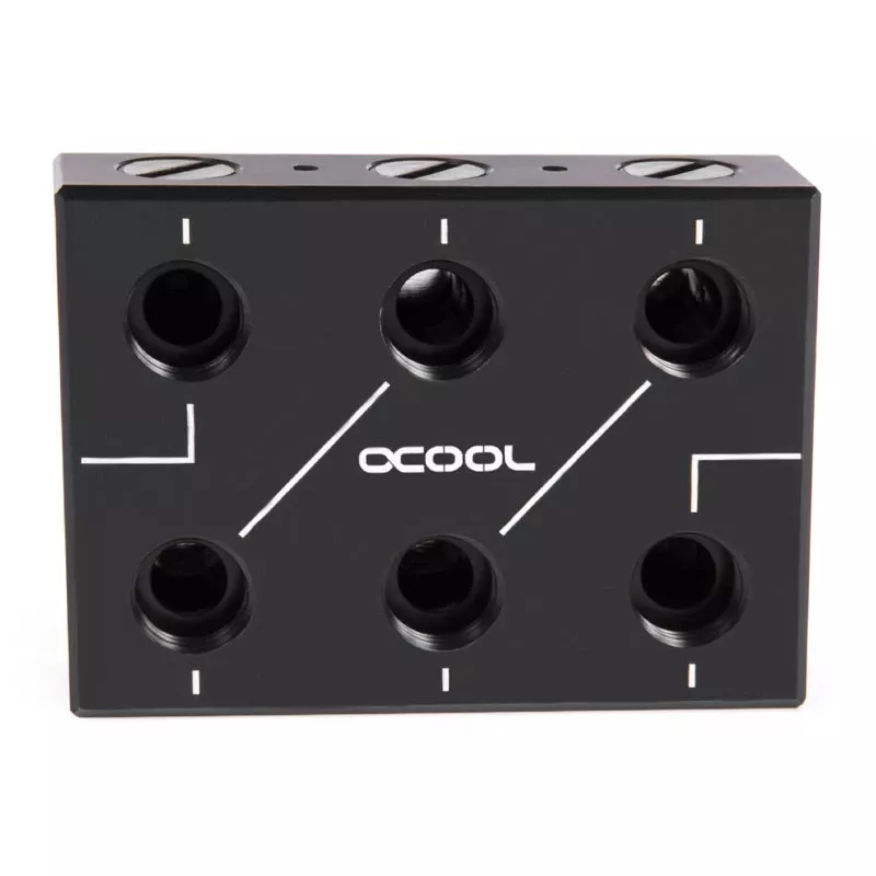 Hose connector Alphacool 12994 Acetal Black 78mm