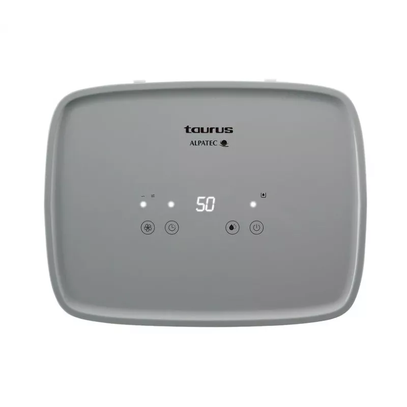 Dehumidifier Taurus DH1201 — 2.5 L tank, 90 m³/h, 210 W, 43 dB, R290