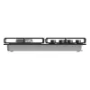 Gorenje Hob GW642AB Gas Number of burners/cooking zones 4 Rotary knobs Black