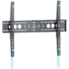Fixed wall mount ONKRON UF12-B for 60–110 inch TVs, Black, steel construction