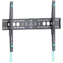 Fixed wall mount ONKRON UF12-B for 60–110 inch TVs, Black, steel construction