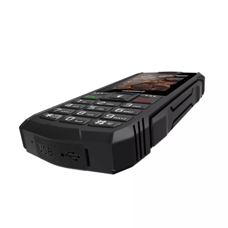 Hammer ROCK LTE | Black | 2.4 inch | IPS | 48 MB | 128 MB | Dual SIM | 3G | Main camera resolution 2 MP | 3000 mAh