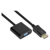 Adapter DisplayPort Stecker an VGA Buchse, 1920*1200 @60Hz, vergoldete Kontakte, ca. 20cm, Good Conn (DP-AD11)