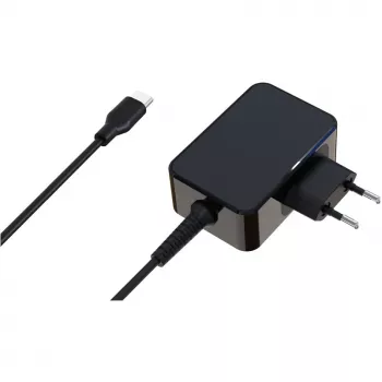 Mobile device charger LC-Power LC-NB-GAN-65-C Laptop Black AC Indoor
