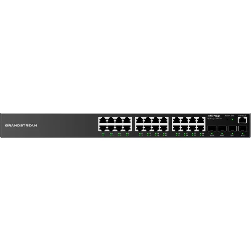 Managed L2+ Gigabit Ethernet Switch Grandstream GWN7803P