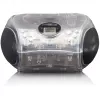 Portable radio CD player Lenco SCD-24TR — FM, 4W output, LCD, telescopic antenna, AC/DC, 6×C batteries