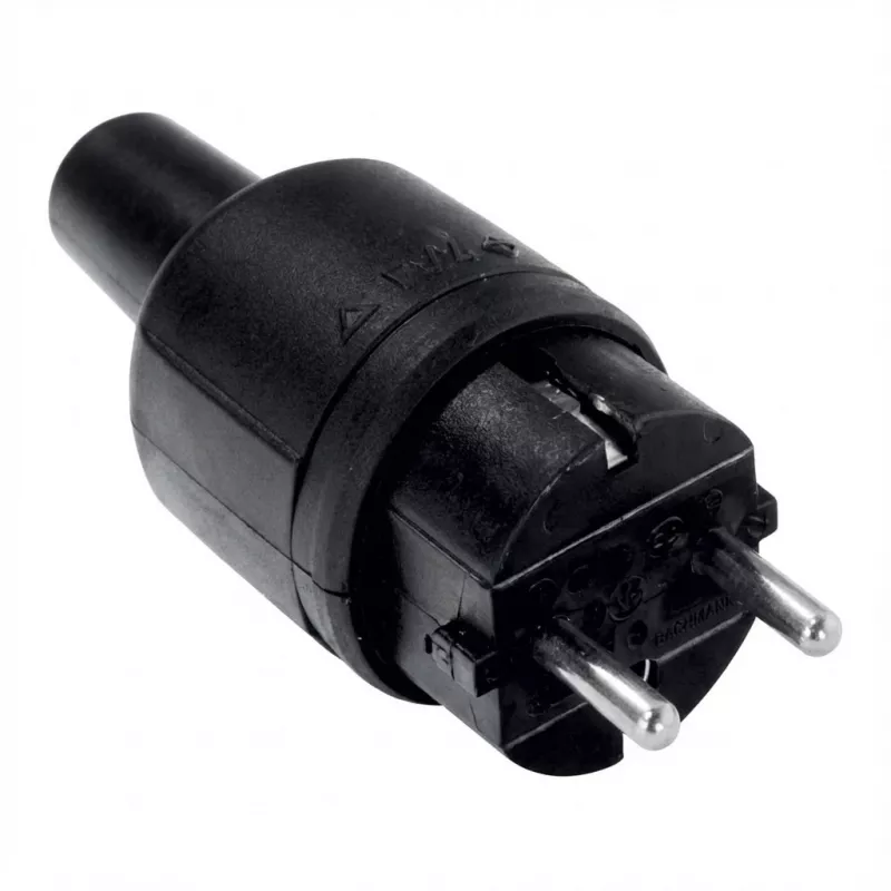 Electrical Power Plug Bachmann 913.171 Black