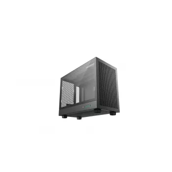 Computer case DeepCool CH160 PLUS Small Form Factor SFF ATX/mATX, tempered glass, USB-C, black