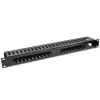 Cable organizer QOLTEC 54514 for 19-inch racks, 24 ports