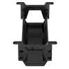 Under-desk cable tray MACLEAN MC-106B — black, ABS, maximum load 5 kg