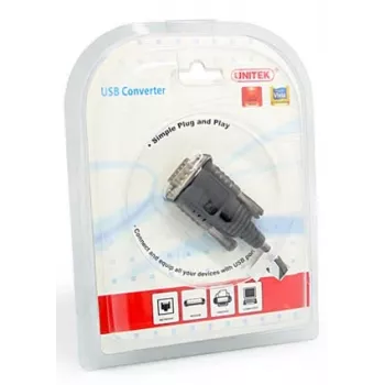 UNITEK Y-108 USB V.2.0 RS232 Black Cable Interface Adapter (Y-108)