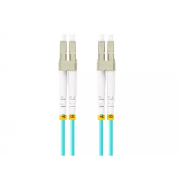 Fibre optic cable LANBERG FO-LULU-MD31-0010-TQ 1 m OM3 LC–LC Aqua