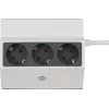 Brennenstuhl 1150070, 3 m, 3 AC-Outputs, Indoor, IP20, Anthracite, White, 16 A
