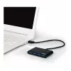 USB Hub Port Designs 900121 USB 3.2 Gen 1 Type-A 5000 Mbit/s Black