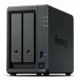 NAS Synology DiskStation DS725+ 2-bay Ryzen R1600 4GB DDR4 ECC, 2.5GbE, 2x M.2, RAID support, 0TB, Black