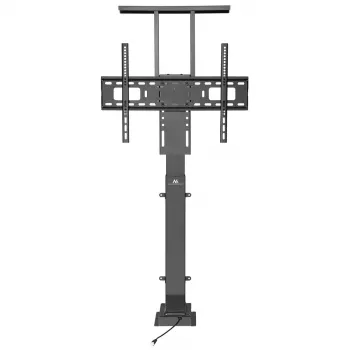 Floor TV mount MACLEAN MC-866 for 37–65 inch (94–165.1 cm), VESA up to 600×400, max load 50 kg, black