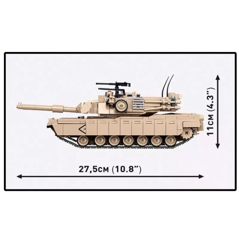 Construction Set bricks Cobi M1A2 Abrams 1025 pieces model CO BI-2632