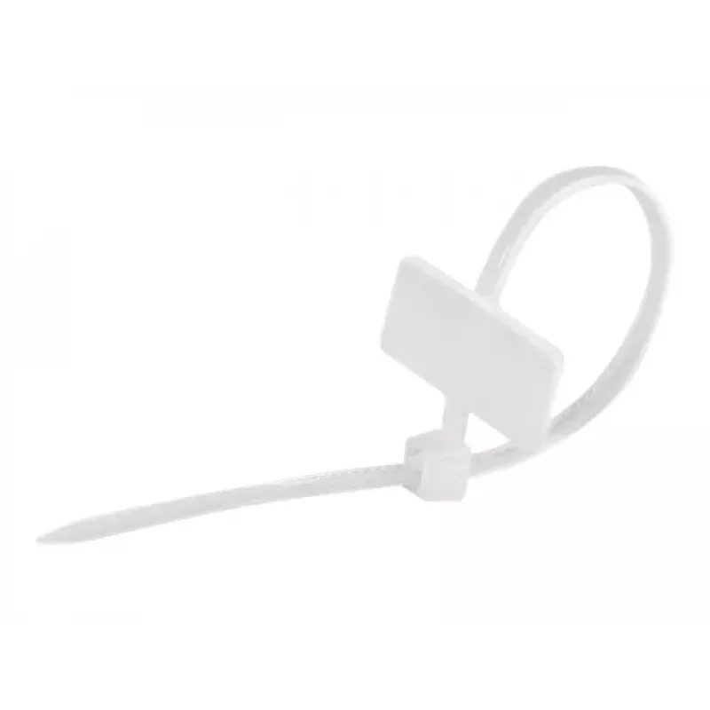 Cable ties with labelling field (transverse) - length 100 mm - width 2.5 mm
