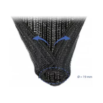 Braided Sleeving DeLOCK 18919 5m x 19mm black