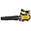 Handheld leaf blower DeWalt DCMBL777X1-QW — brushless motor, 21.5 m³/min, 258 km/h, 9 Ah battery, 3 speed settings, 3.2 kg