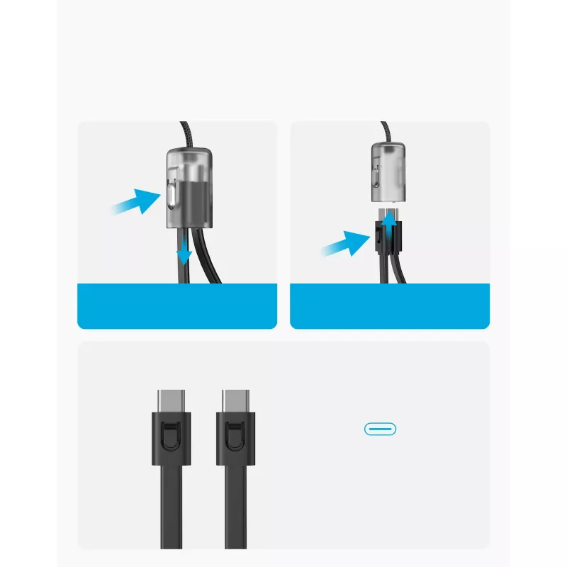 PowerBank with USB-C cable 20000 mAh 30W Black