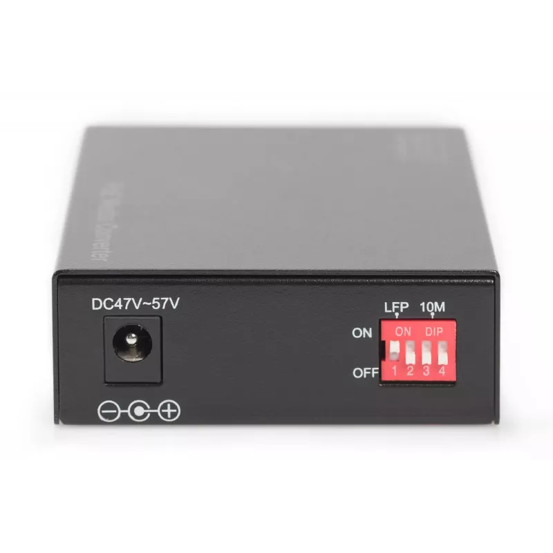 Digitus Gigabit PoE media converter, RJ45 / SC, MM, PSE