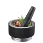 Mortar GEFU 35300 Black Stainless Steel Granite 14 cm