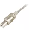 USB Cable DeLOCK 0.5m A-B Grey 82057