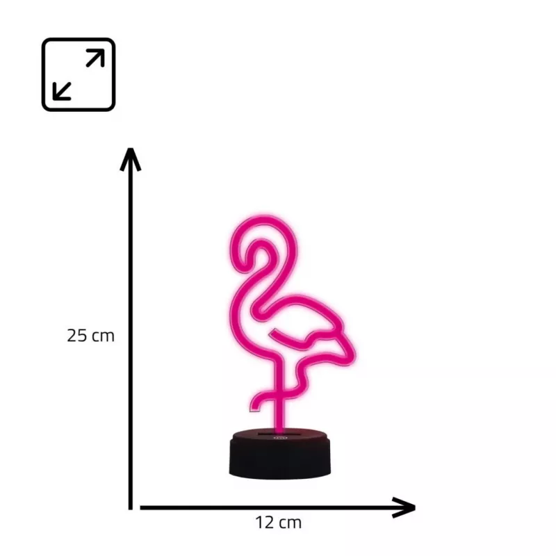Table/Decorative LED lamp MANTA SNL79PK pink flamingo - LED decorative light