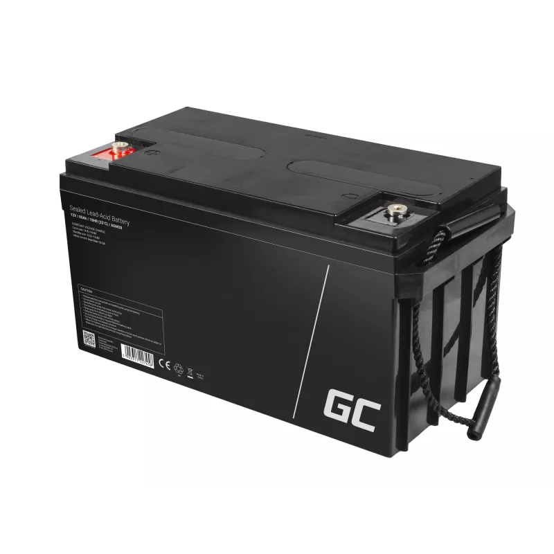 Battery Green Cell AGM28 industrial rechargeable Sealed Lead Acid (VRLA) 12 V 65000 mAh, 1 pc, 20 kg