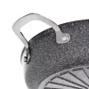 Induction deep frying pan with 2 handles BALLARINI Salina Granitium 24 cm 75002-811-0