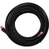 Goobay CAT 6 Outdoor-Patch Cable, U/UTP, Black, 75 m - Copper Material, PE Outer Jacket (55439)