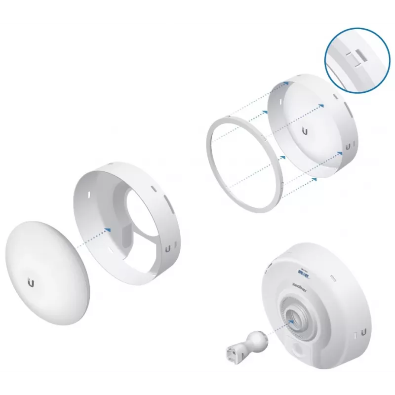 Ubiquiti IsoBeam, RF Isolation Shield for NanoBeam NBE-M5-16 & NBE-5AC-16