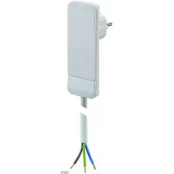 Bachmann H05VV-F 3G - Power Cable - 1.5 m - Flat - White