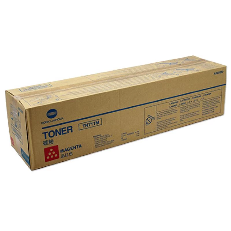 Konica Minolta TN-711M Magenta Original Toner Cartridge (A3VU350)