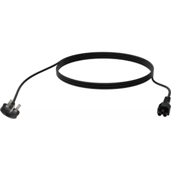 Power Cable Vision TC 3MUKCVLF/BL 3m BS 1363 IEC C5 Black