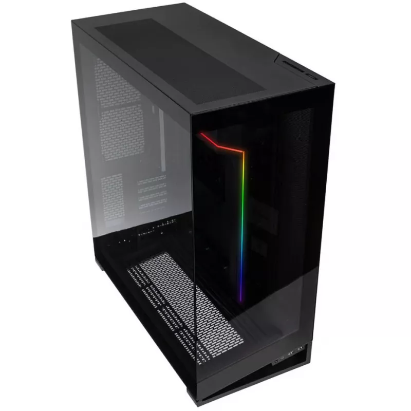 PHANTEKS NV Series NV7 E-ATX-Enclosure, Tempered Glass, ARGB - black & M25 Gen2 PWM D-RGB Fan 3er-Pack - Reverse Blade, 140mm + DRGB Kit