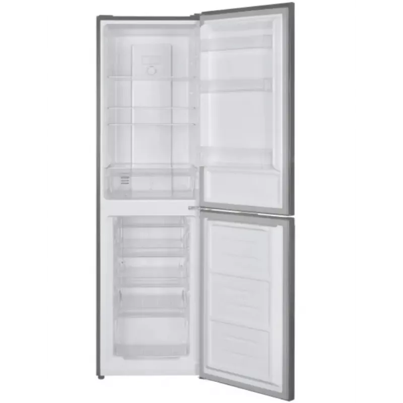 Fridge-freezer MPM MPM-248-FF-58 — freestanding 248 L (total 265 L), bottom freezer 82 L, No Frost, Dark Inox
