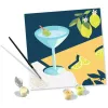 Painting kit Ravensburger CreArt Mocktail Lemon – paint-by-numbers set