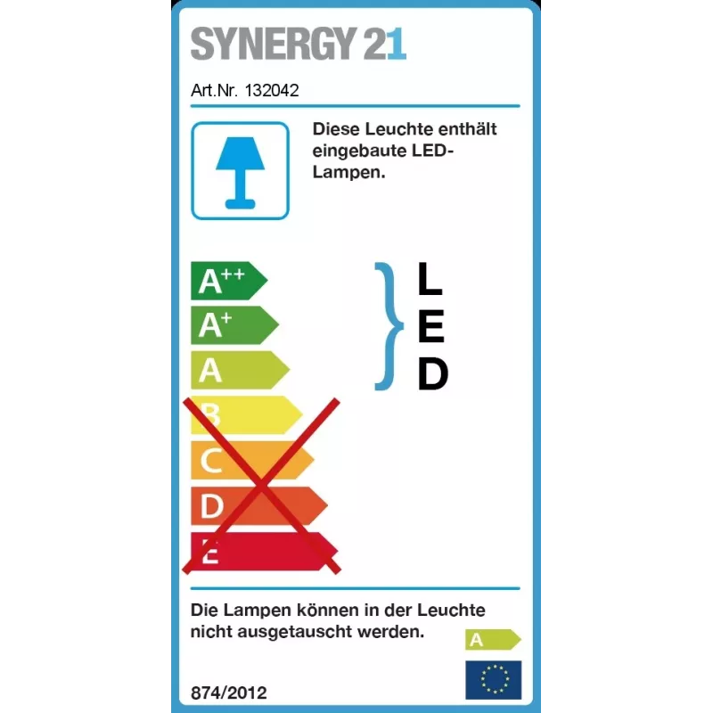 Synergy 21 LED light panel 620*620 40W NW/W 24V IP65