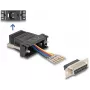Gender changer adapter DELOCK 67087 — D-Sub 15 (HD) female to RJ12 black
