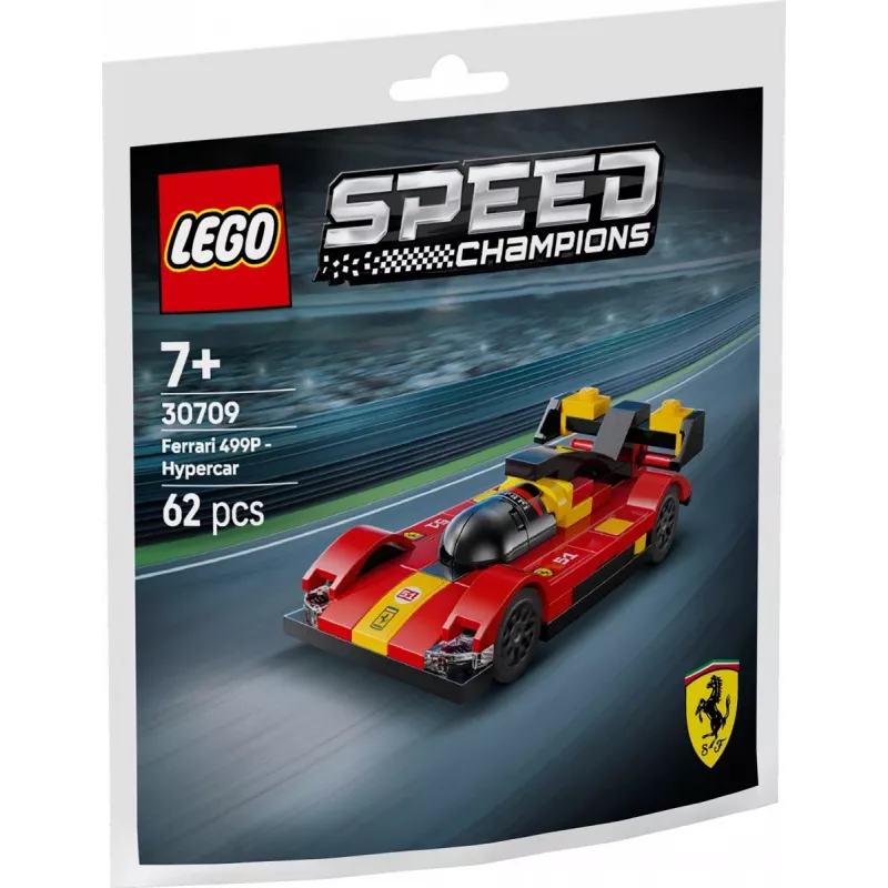 LEGO Construction Toy Speed Champions Ferrari 499P Super Sports Car Polybag 30709