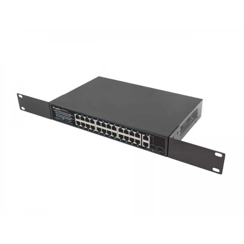Lanberg RSFE-24P-2C-250 Network Switch Unmanaged Gigabit Ethernet (10/