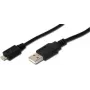 USB Cable Digitus 1.8m USB 2.0 USB A Micro-USB A Black