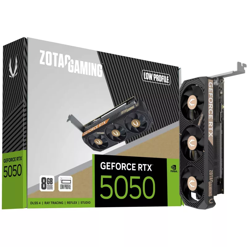 ZOTAC GeForce RTX 5050 Low Profile 8GB GDDR6 Graphics Card