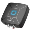 Wireless Audio HiFi transmitter receiver QOLTEC model 56981 — Bluetooth/line-in audio bridge